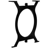Dining Table Legs 2 pcs O-Frame Cast Iron 245426