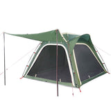 Camping Tent 4-Person Green Quick Release Waterproof 94356