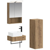 Bathroom Cabinet Set 4 pcs Artisan Oak 50 x 14.5 x 70 cm 3407398