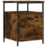Bedside Cabinet Smoked Oak 44x45x60 cm Engineered Wood 826007