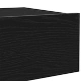 TV Cabinets with LED Lights 2 pcs Black Oak 60x35x15.5 cm 862033