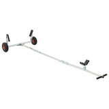 Adjustable Boat Trailer with Pneumatic Tires 200 kg Load Silver 42043568