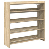 Shoe Rack Sonoma Oak 80x25x81 cm Engineered Wood 859907