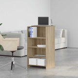Reception Desk Sonoma Oak 55x50x103.5 cm Engineered Wood 859017