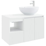 Bathroom Furniture Set 2 pcs White Engineered Wood 3404084