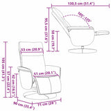 Massage Recliner Chair White Faux Leather 42018596