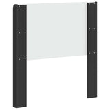 Headboard Black Engineered Wood 889626