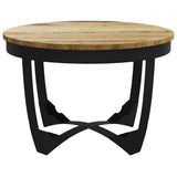 Coffee Table Solid Rough Mango Wood 60x40 cm 244673