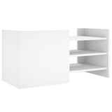 TV Cabinet White 80x35x40 cm Engineered Wood 848367