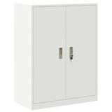 Storage Cabinet White 80 x 40 x 105 cm Steel 891693