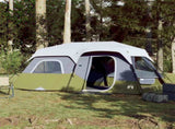 Family Tent with LED 9-Person Light Green Quick Release 94311