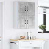 Wall Cabinet PORTO 2 pcs Concrete Grey 60 x 31 x 40 cm 885272