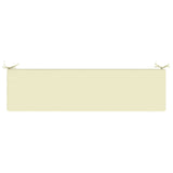 2-Piece Bench Cushions SOEST 2 pcs 100% Polyester Cream 948941