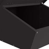 Pig Feeder Black 55 x 38 x 76 cm Cold-Rolled Steel 874636