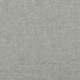 Bed Frame without Mattress Light Grey 135x190 cm Double Double Fabric 349824