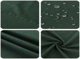 Table Cloth 5 pcs Oval Dark Green 130 x 180 cm 42040389
