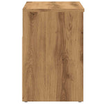 ZNTS Shoe Bench Artisan Oak 60x30x45 cm Engineered Wood 856755