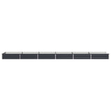 Raised Garden Bed Anthracite 480 x 80 x 24 cm cold-rolled steel 8006521