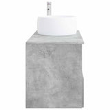 Bathroom Furniture Set 2 pcs Concrete Grey Engineered Wood 3404097