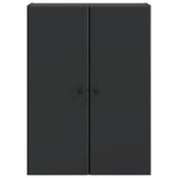 Wall-Mounted Cabinet Black 66 x 34.5 x 90 cm Engineered Wood 899076