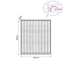 Gabion with 5 mm Wire and 5x10 cm Mesh 100x30x150 cm 3464660