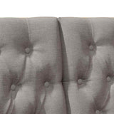 Upholstered Headboard Taupe 120 cm Solid Pine Wood 879352