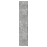 Slim Storage Cabinet Concrete Grey 30x42.5x225 cm Engineered Wood 3281262