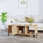 Coffee Table Sonoma Oak 102x50x40 cm Engineered Wood 812702