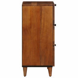 Sideboard with Drawer Walnut 40 x 33 x 75 cm Solid Mango Wood 4018247
