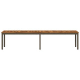 Garden Bench 201 x 35 x 45 cm Solid Acacia Wood Rectangular 901303