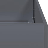 Planter Anthracite 120x40x80 cm Cold-rolled Steel 860719