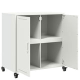 Sideboard White 68x39x72 cm Steel 846661