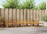 Outdoor Sofa Set 5 pcs Natural Solid Acacia Wood 3366252