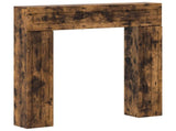 Fireplace Surround Smoked Oak 102 x 18 x 100.5 cm 8006611