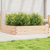Garden Planter 110x110x23 cm Solid Wood Pine 847213