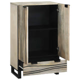 Media Storage Cabinets & Racks White and Black 60 x 33 x 100 cm 4018002
