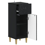 Bathroom Storage Cainet DELFT Black 30 x 31 x 80 cm 897046
