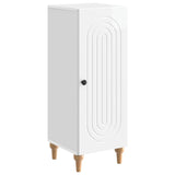 Sideboard High Gloss White 33 x 34.5 x 90 cm Engineered Wood 894139