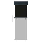 Balcony Side Awning 65x250 cm Black 48400