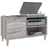 Record Cabinet Grey Sonoma 84.5x38x48 cm Engineered Wood 831947
