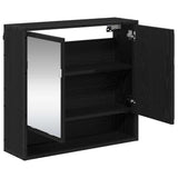 Wall Shelf with Shelf Wall-mounted Black Oak 65 x 20 x 60 cm 883613