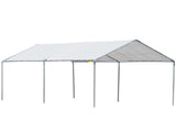 3 x 6m Heavy Duty Carport Garage Car Shelter Galvanized Steel Outdoor Open Canopy Tent Water UV T3398P320188