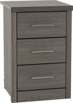 ZNTS Lisbon 3 Drawer Bedside 100-103-037