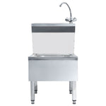 Commercial Hand Wash Sink with Faucet Freestanding Stainless Steel 51116