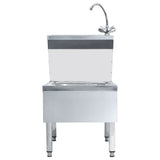 Commercial Hand Wash Sink with Faucet Freestanding Stainless Steel 51116