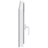 Basement Window RISOR 100 x 50 cm PVC and Glass Anthracite 42047290