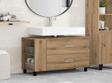 Bathroom Vanity Unit Artisan Oak 80 x 35 x 60 cm 889394