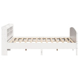 Bed Frame without Mattress White 180x200 cm Super King Solid Wood Pine 3306958