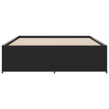 Bed Frame without Mattress Black 150x200 cm King Size 3279882