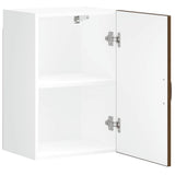 Kitchen Wall Cabinet Lucca Brown Oak Engineered Wood 853794